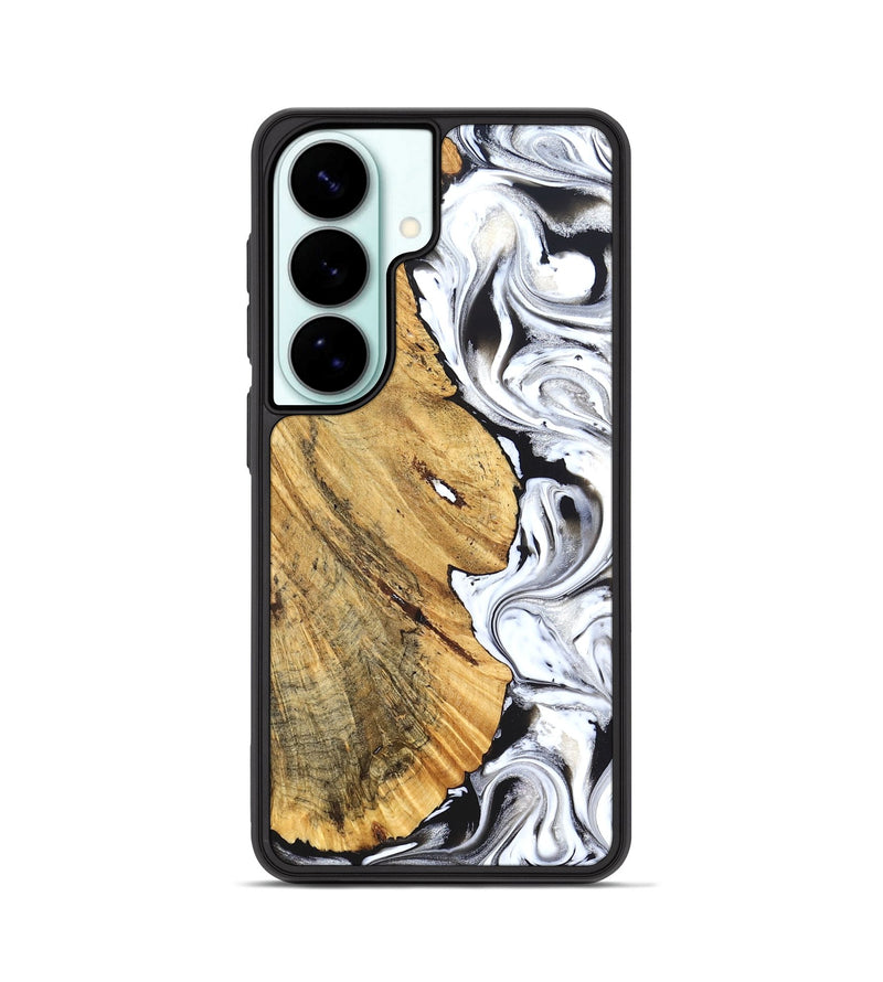 Galaxy S26 Wood Phone Case - Madonna (Black & White, 826425)