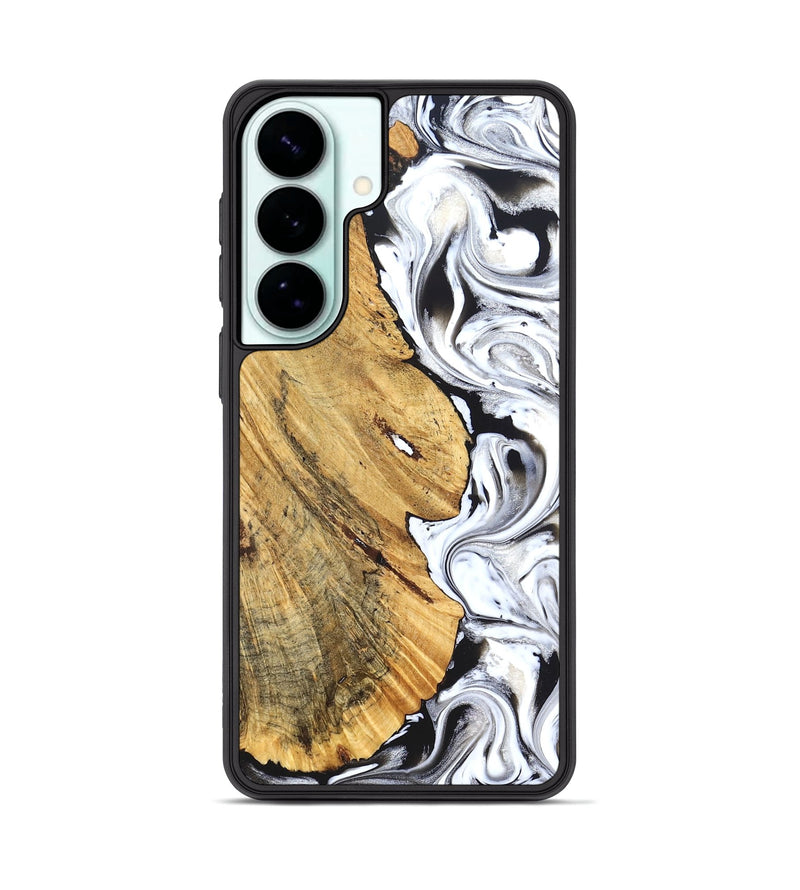 Galaxy S26 Plus Wood Phone Case - Madonna (Black & White, 826425)