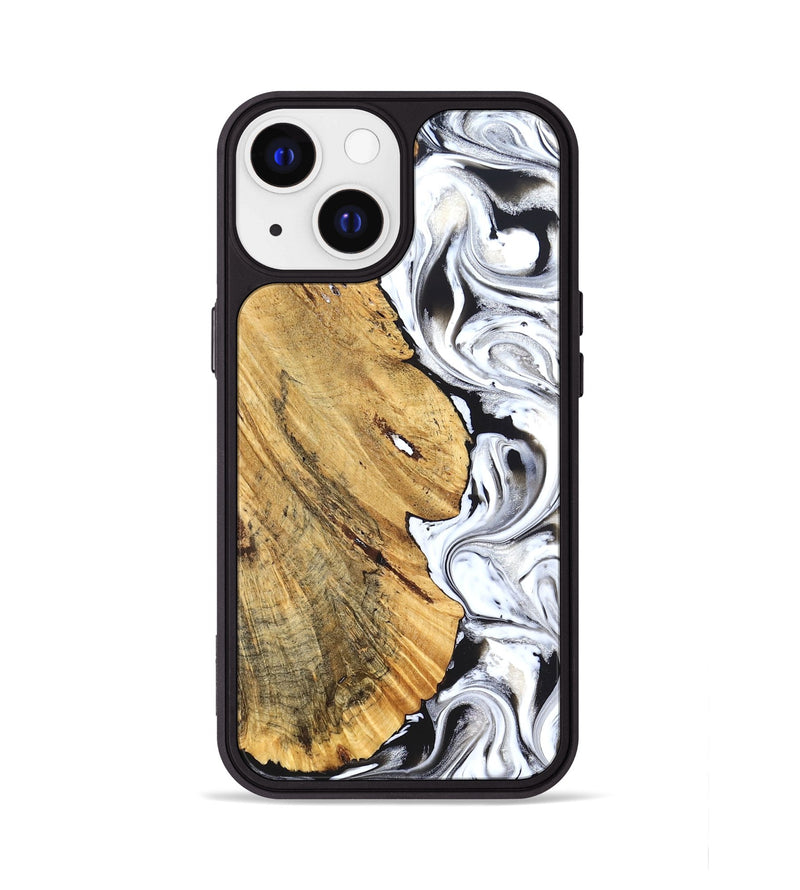 iPhone 13 Wood Phone Case - Madonna (Black & White, 826425)
