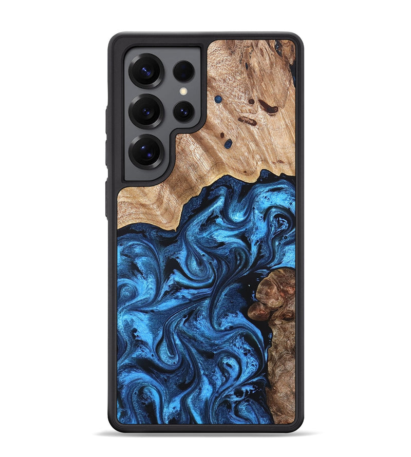 Galaxy S25 Ultra Wood Phone Case - Davonte (Blue, 826427)