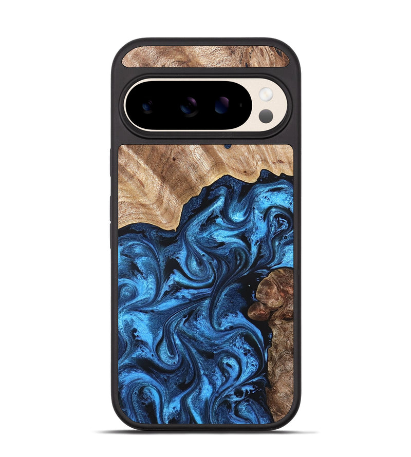 Pixel 10 Wood Phone Case - Davonte (Blue, 826427)
