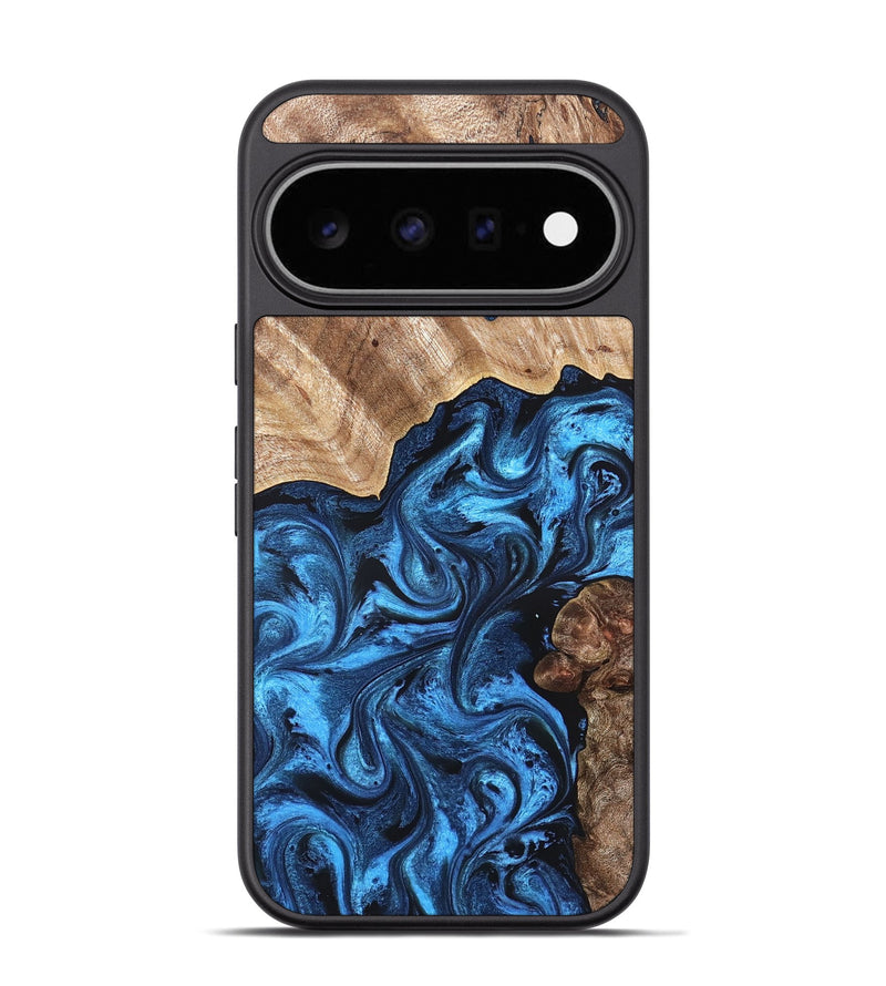 Pixel 11 Pro Wood Phone Case - Davonte (Blue, 826427)