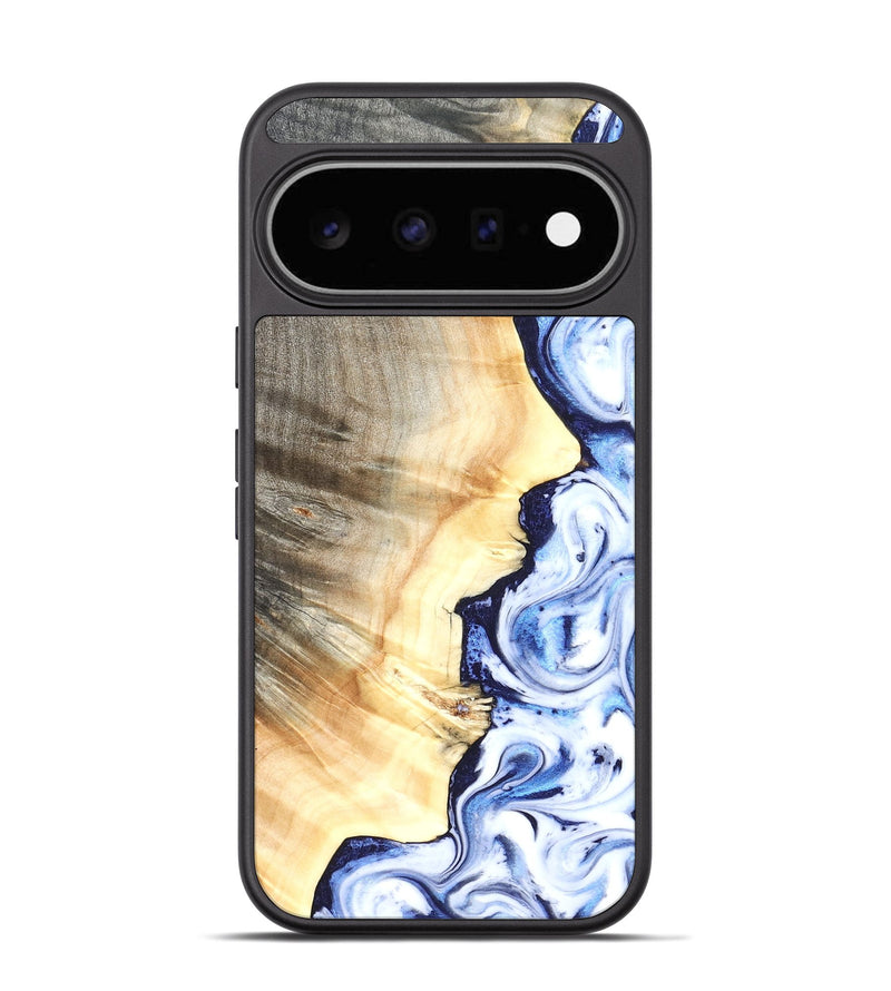 Pixel 11 Wood Phone Case - Clover (Blue, 826430)