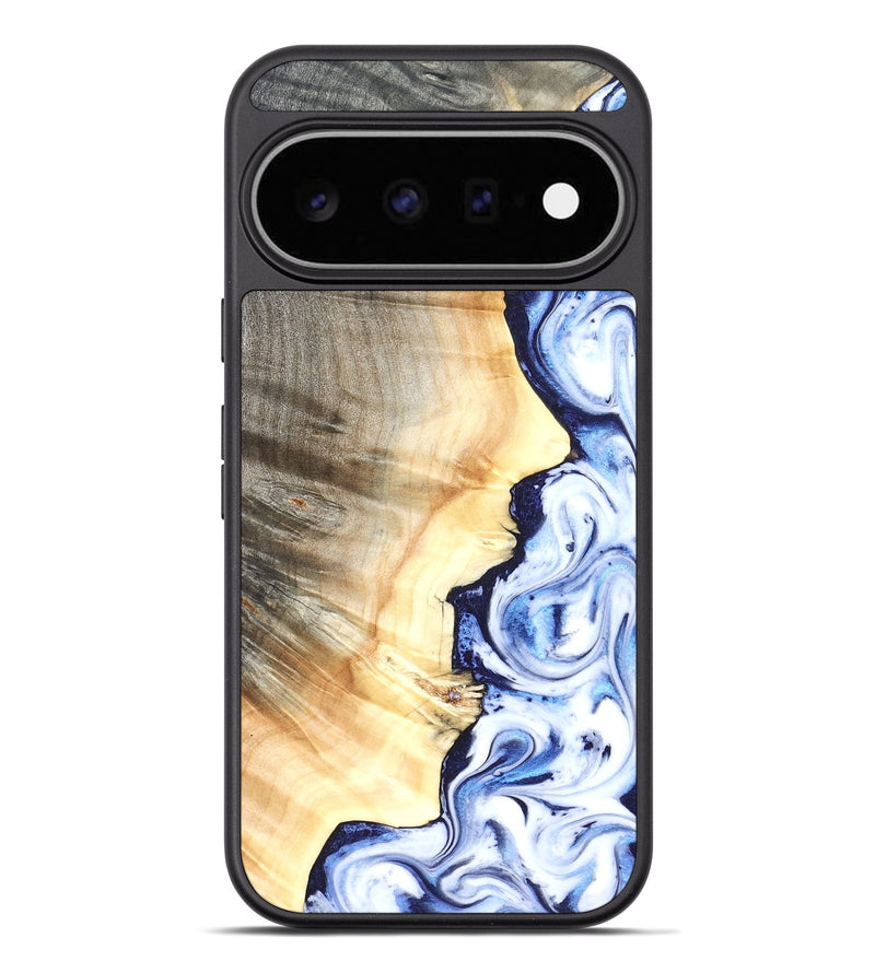 Pixel 11 Pro XL Wood Phone Case - Clover (Blue, 826430)