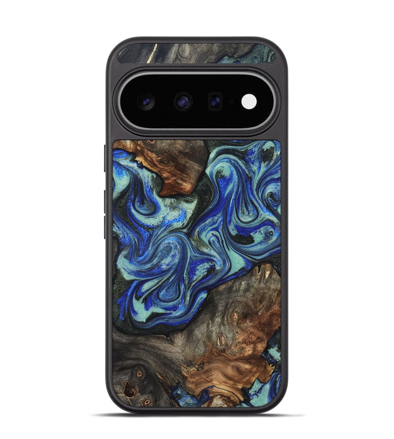 Pixel 11 Wood Phone Case - Dimitri (Blue, 826446)