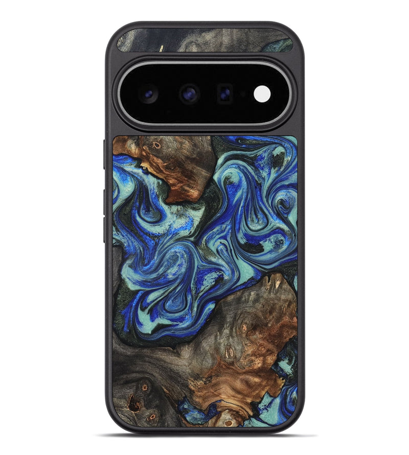 Pixel 11 Pro XL Wood Phone Case - Dimitri (Blue, 826446)