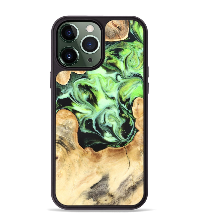 iPhone 13 Pro Max Wood Phone Case - Kelis (Neon, 826447)
