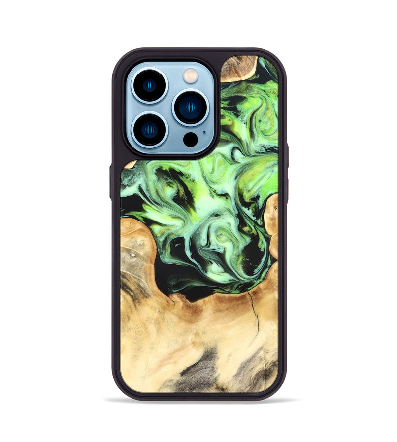 iPhone 14 Pro Wood Phone Case - Kelis (Neon, 826447)