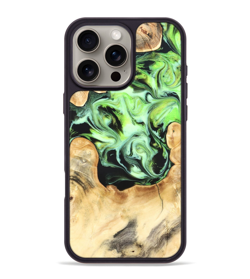 iPhone 16 Pro Max Wood Phone Case - Kelis (Neon, 826447)