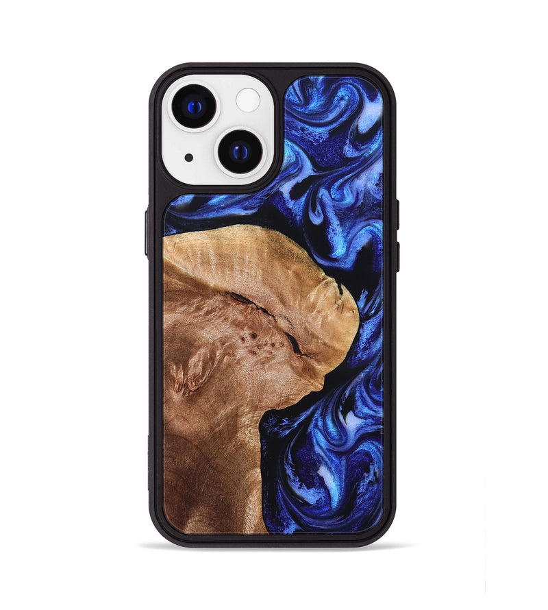 iPhone 13 Wood Phone Case - Donnie (Blue, 826448)