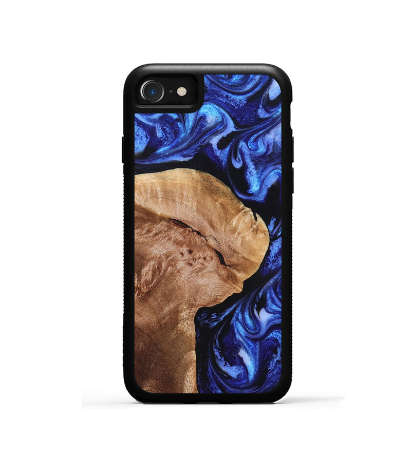 iPhone SE Wood Phone Case - Donnie (Blue, 826448)
