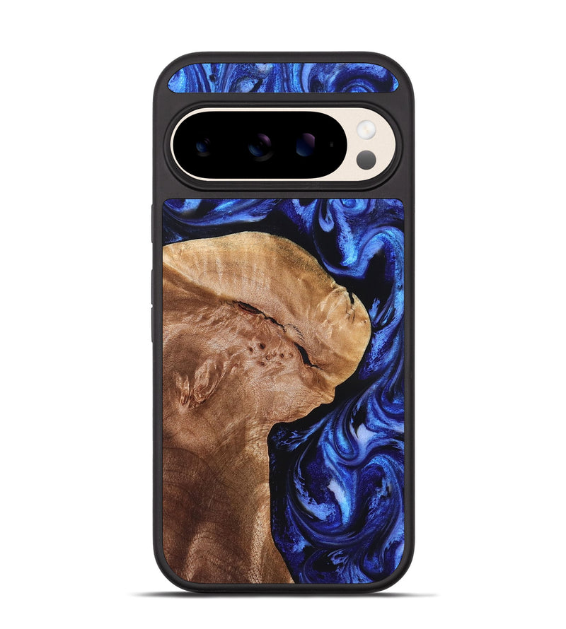 Pixel 10 Wood Phone Case - Donnie (Blue, 826448)
