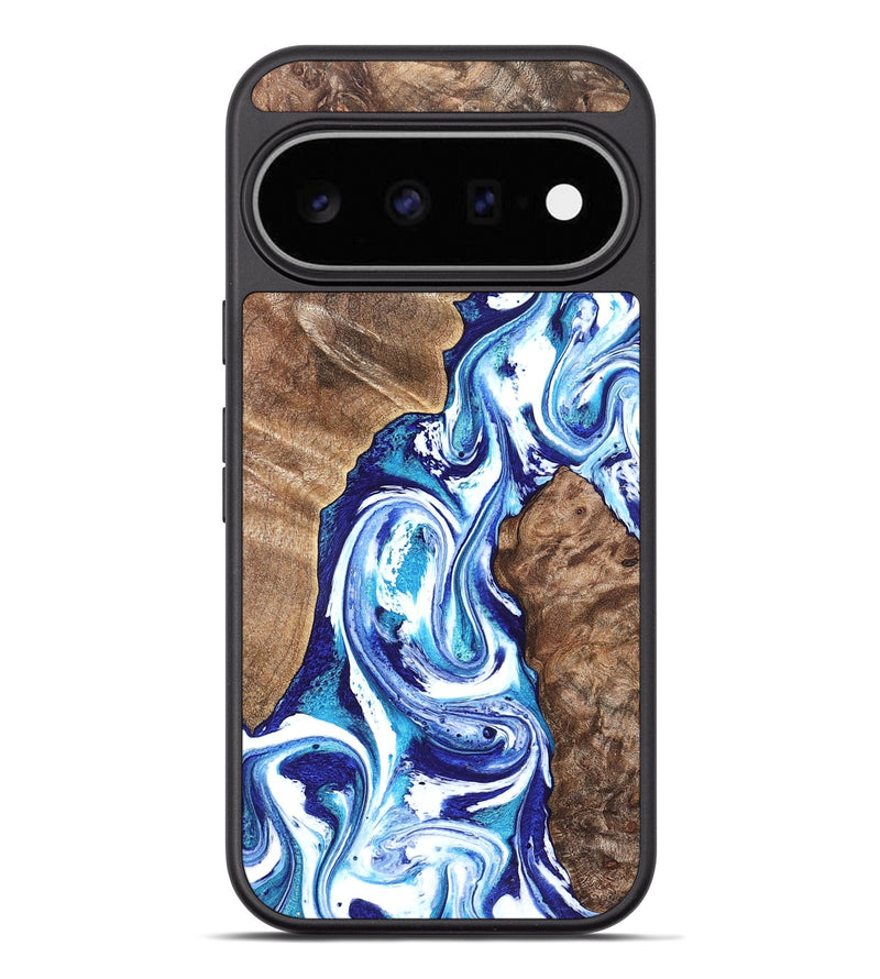 Pixel 11 Pro XL Wood Phone Case - Idell (Blue, 826451)