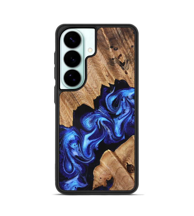 Galaxy S26 Wood Phone Case - Izael (Blue, 826452)