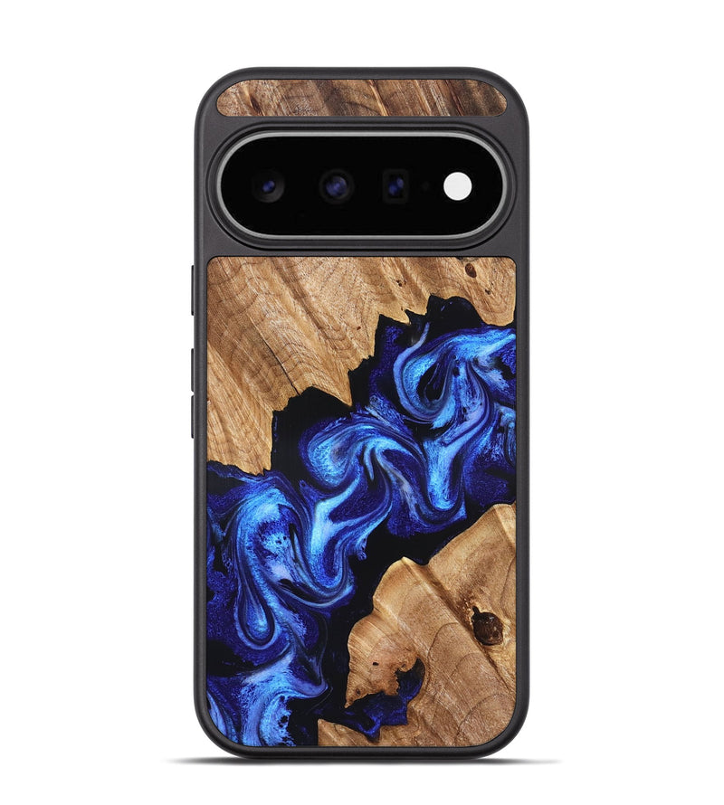 Pixel 11 Wood Phone Case - Izael (Blue, 826452)
