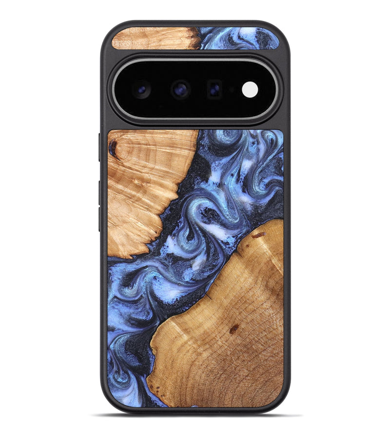 Pixel 11 Pro XL Wood Phone Case - Xyla (Blue, 826453)