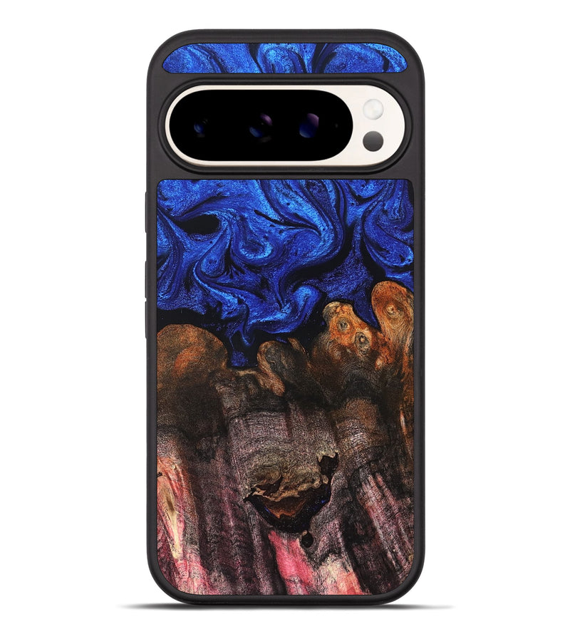 Pixel 10 Pro XL Wood Phone Case - Lige (Blue, 826456)