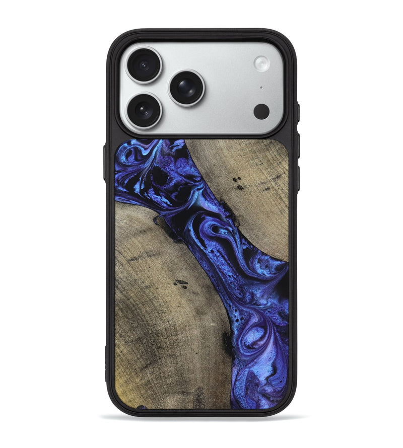 iPhone 18 Pro Max Wood Phone Case - Renata (Purple, 826457)