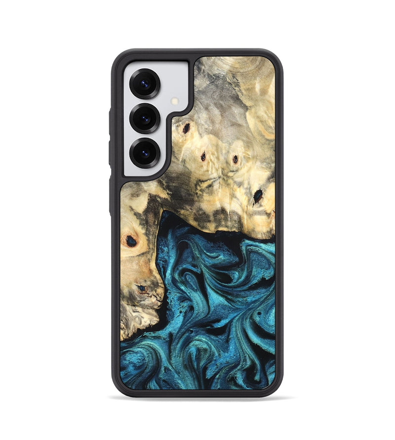 Galaxy S25 Wood Phone Case - Mariann (Blue, 826458)