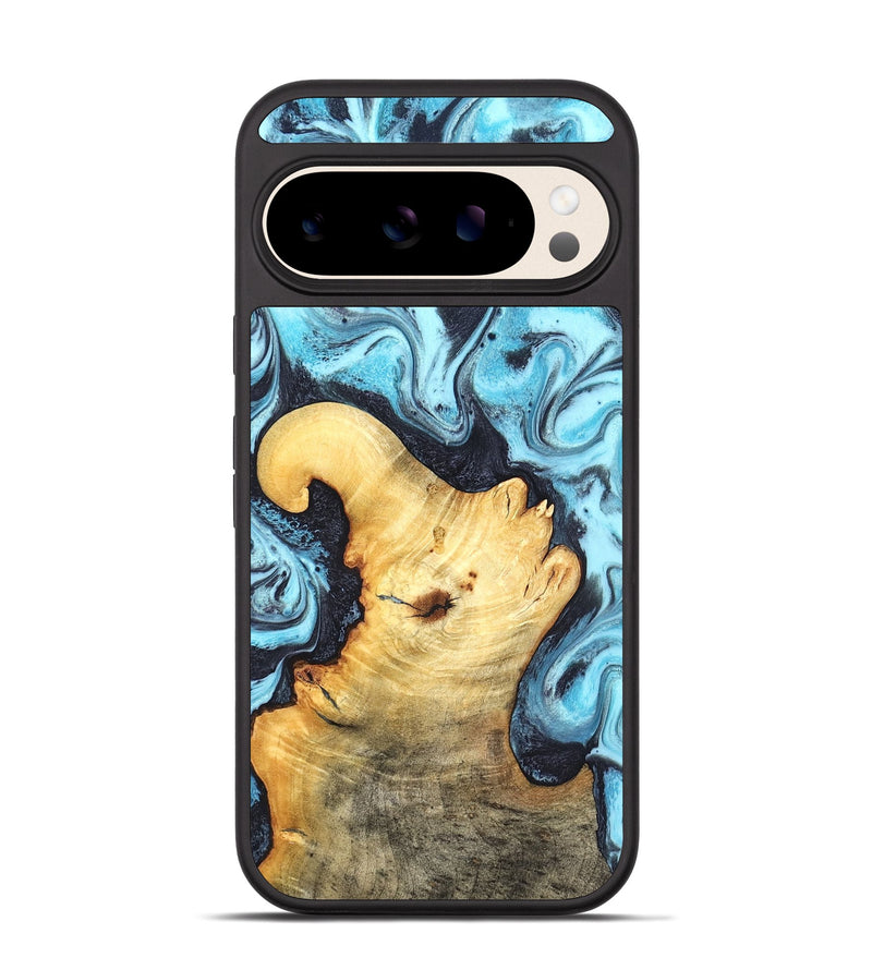 Pixel 10 Wood Phone Case - Gerhard (Blue, 826461)