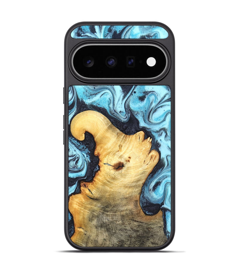 Pixel 11 Pro Wood Phone Case - Gerhard (Blue, 826461)