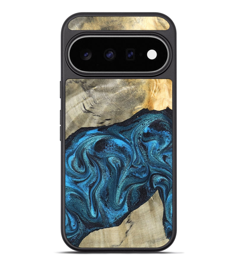 Pixel 11 Pro XL Wood Phone Case - Yaakov (Blue, 826462)