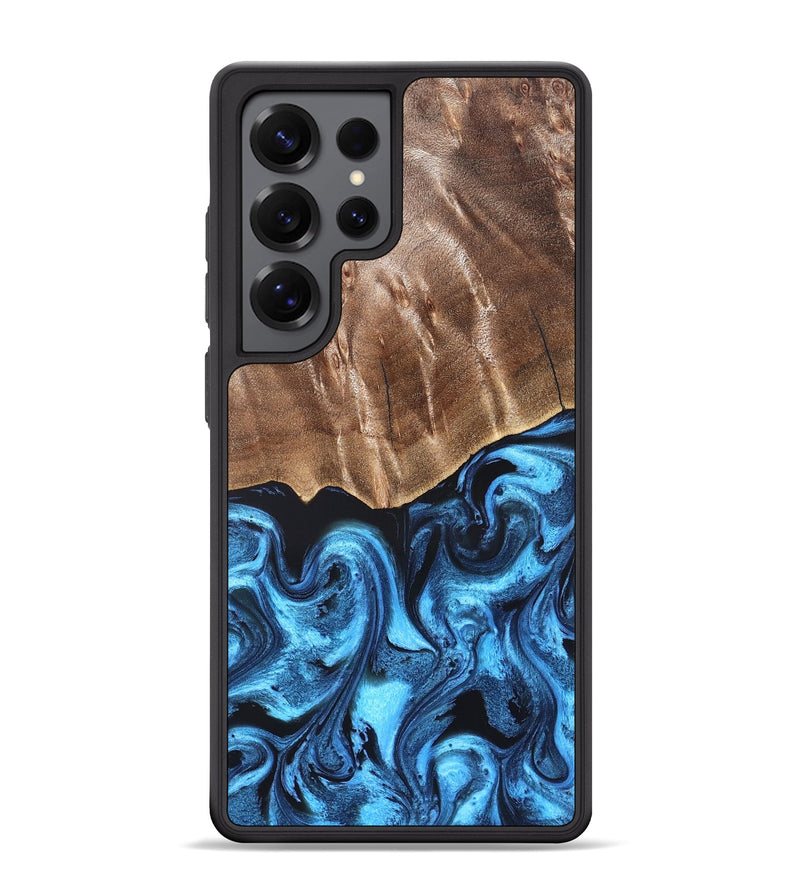 Galaxy S25 Ultra Wood Phone Case - Janel (Blue, 826463)