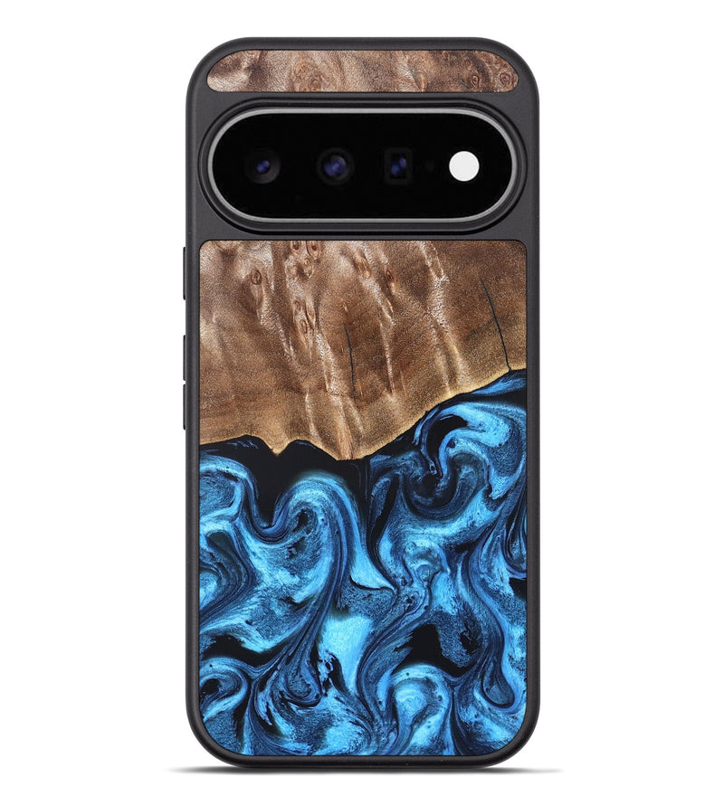 Pixel 11 Pro XL Wood Phone Case - Janel (Blue, 826463)