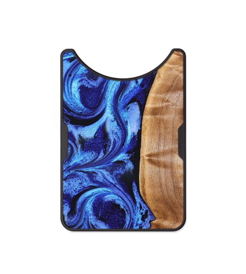 Alloy Wood Wallet - Kasey (Blue, 826464)