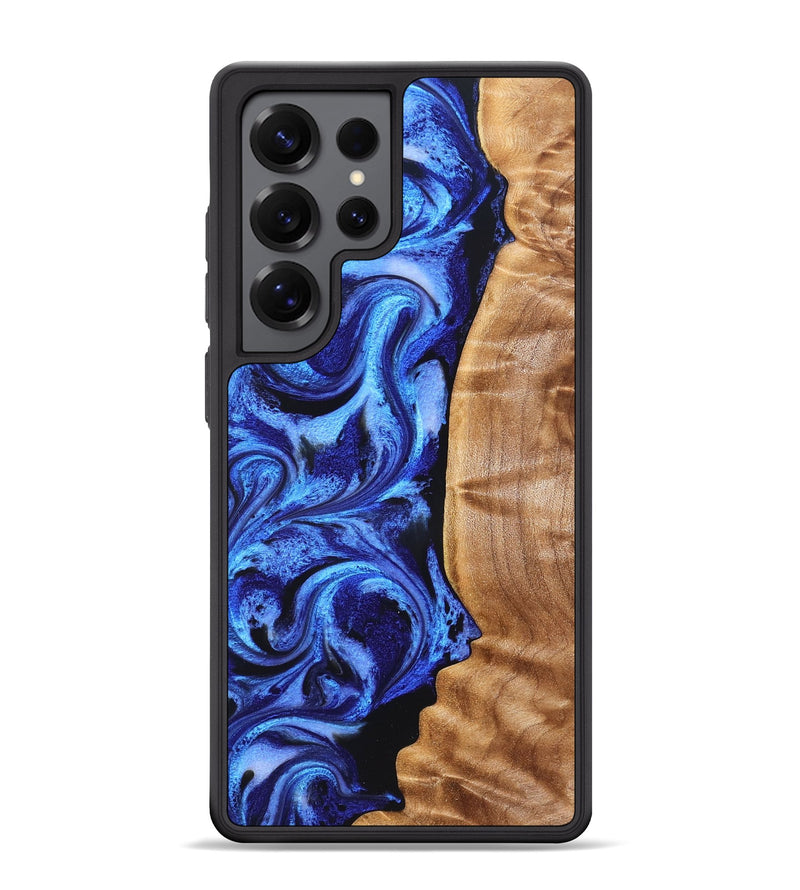 Galaxy S25 Ultra Wood Phone Case - Kasey (Blue, 826464)