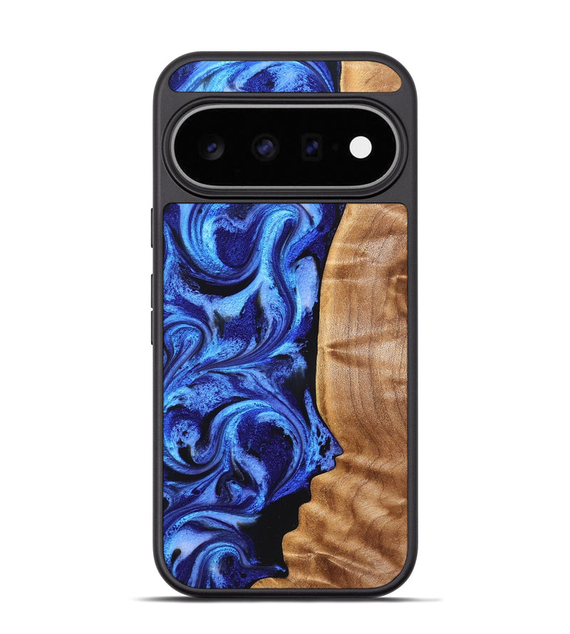 Pixel 11 Pro Wood Phone Case - Kasey (Blue, 826464)