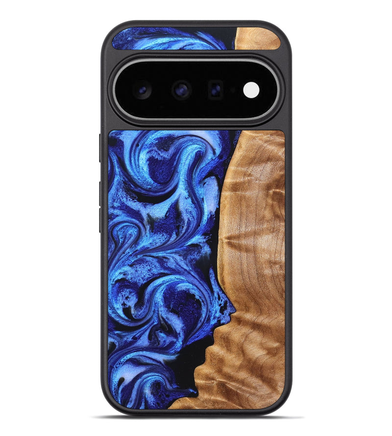 Pixel 11 Pro XL Wood Phone Case - Kasey (Blue, 826464)