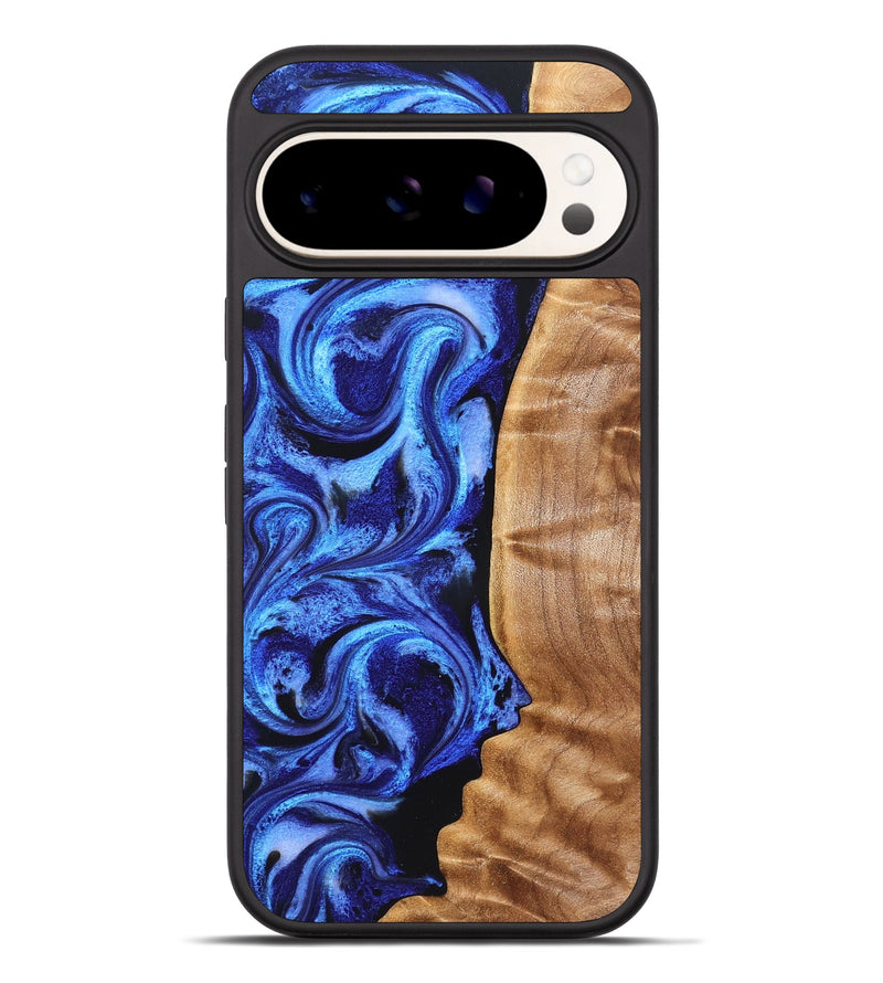 Pixel 9 Pro XL Wood Phone Case - Kasey (Blue, 826464)