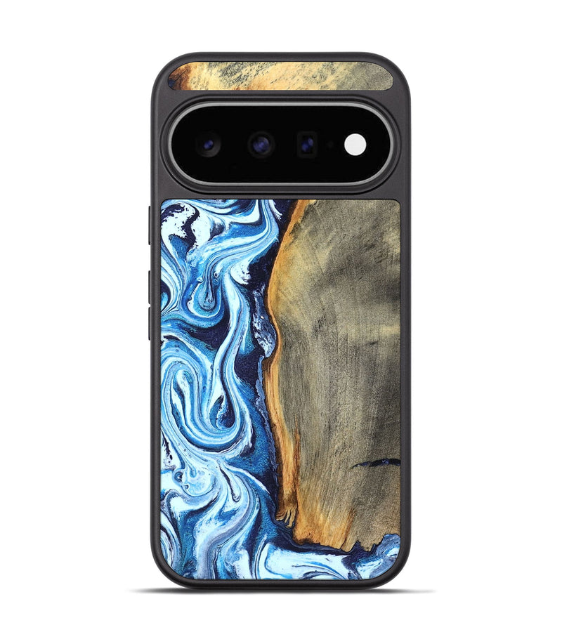 Pixel 11 Wood Phone Case - Letitia (Blue, 826465)