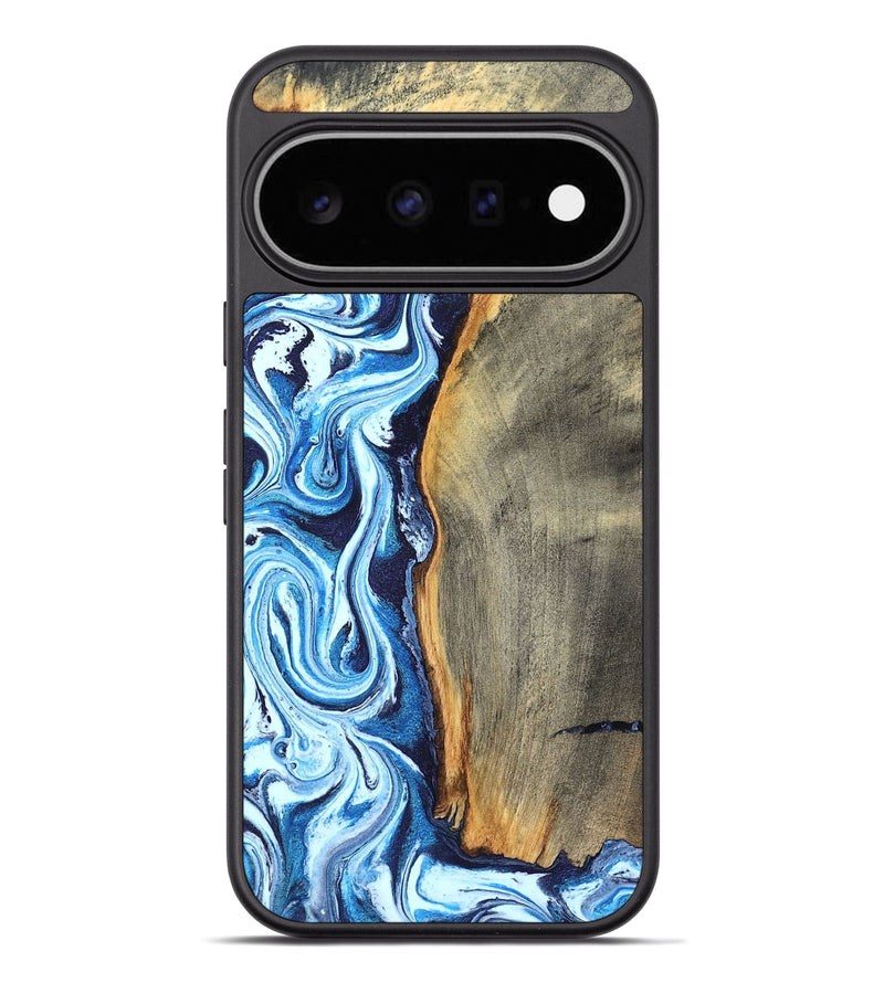 Pixel 11 Pro XL Wood Phone Case - Letitia (Blue, 826465)