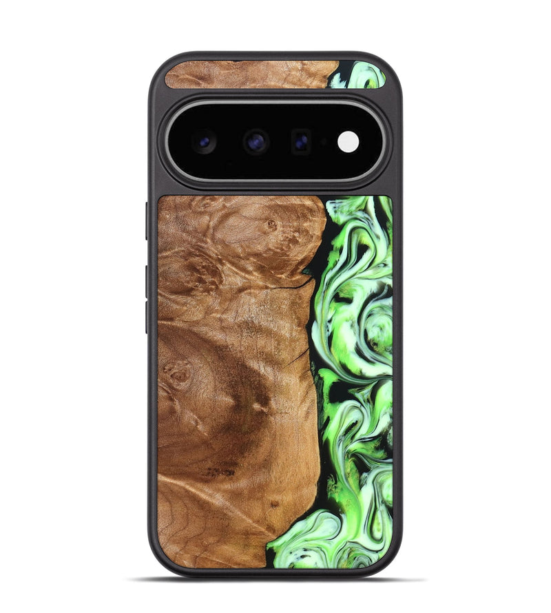 Pixel 11 Wood Phone Case - Lew (Green, 826468)