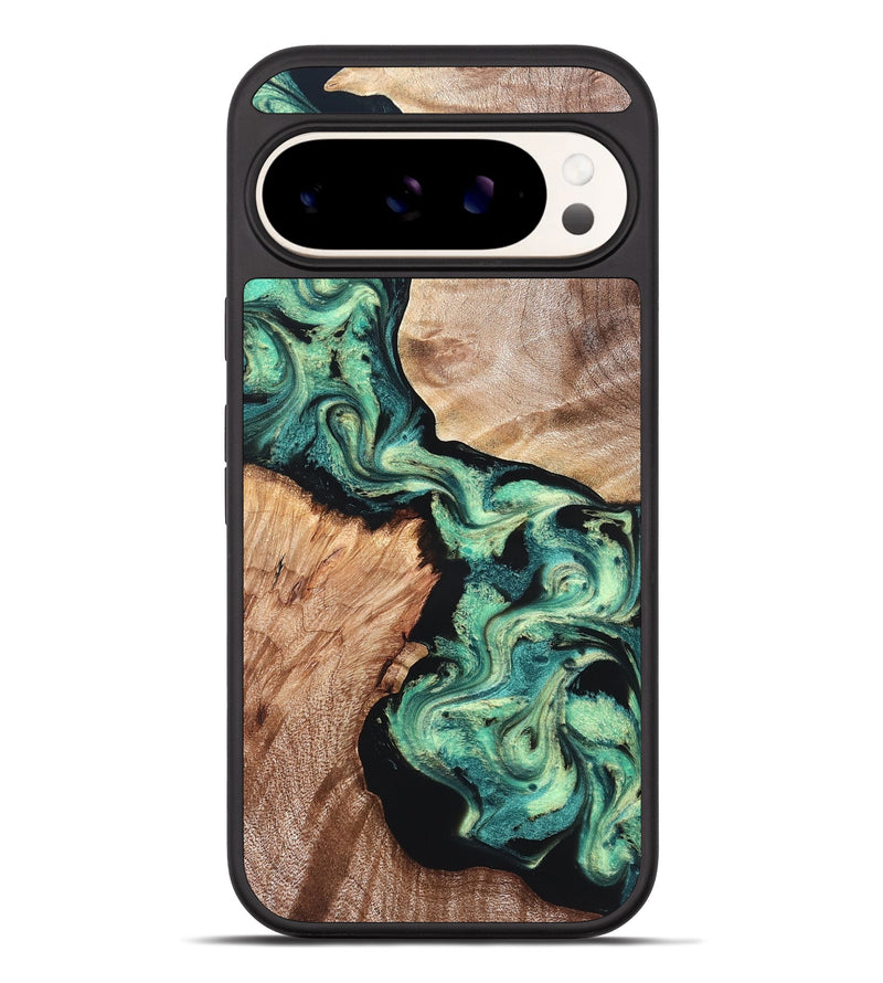 Pixel 10 Pro XL Wood Phone Case - Dianna (Green, 826471)