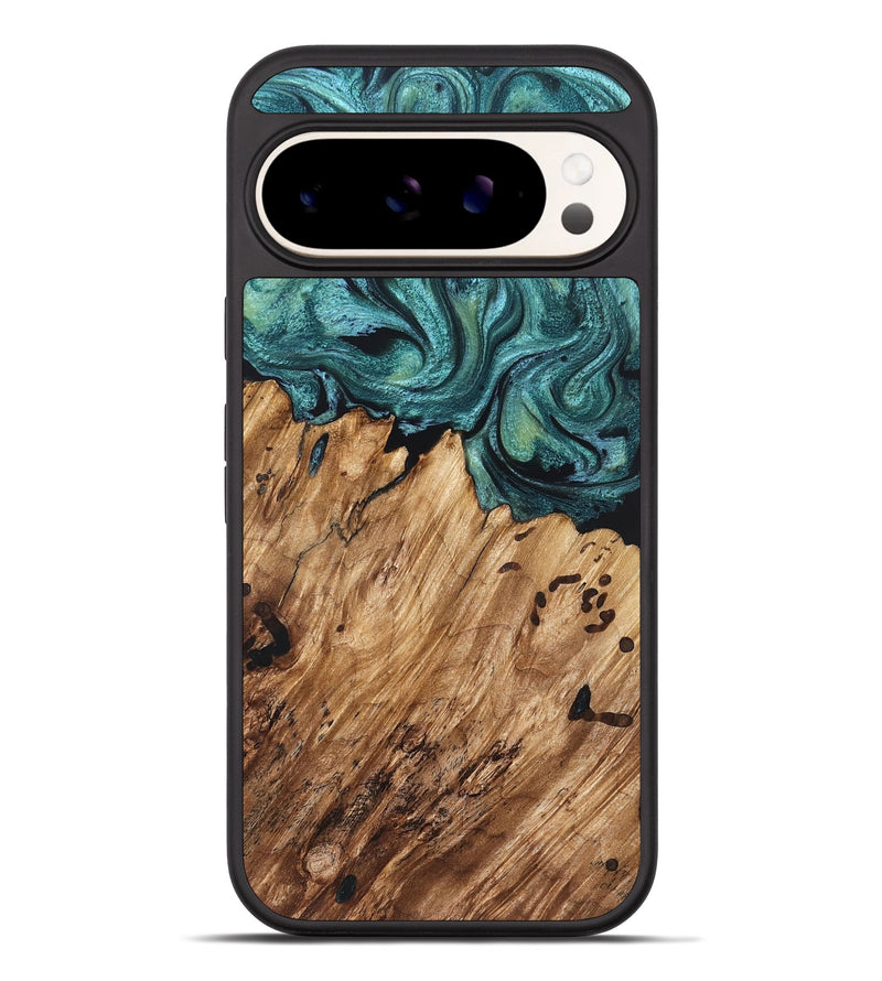 Pixel 10 Pro XL Wood Phone Case - Tadeo (Green, 826474)