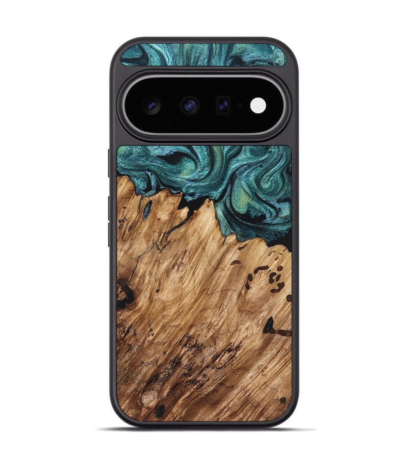 Pixel 11 Pro Wood Phone Case - Tadeo (Green, 826474)