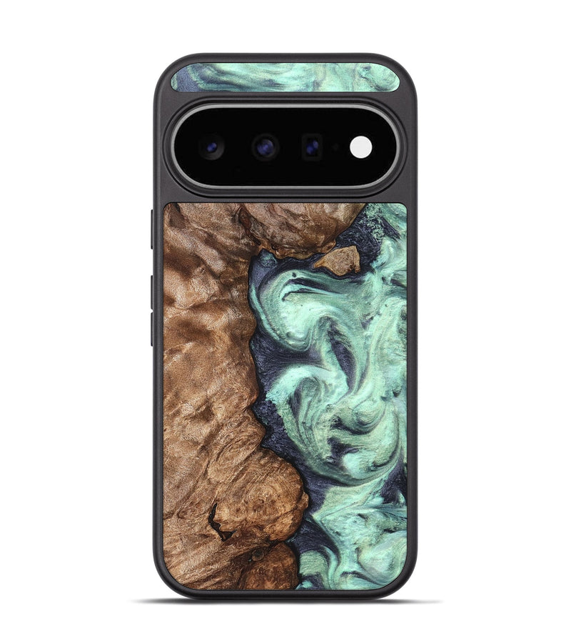 Pixel 11 Wood Phone Case - Opal (Green, 826477)
