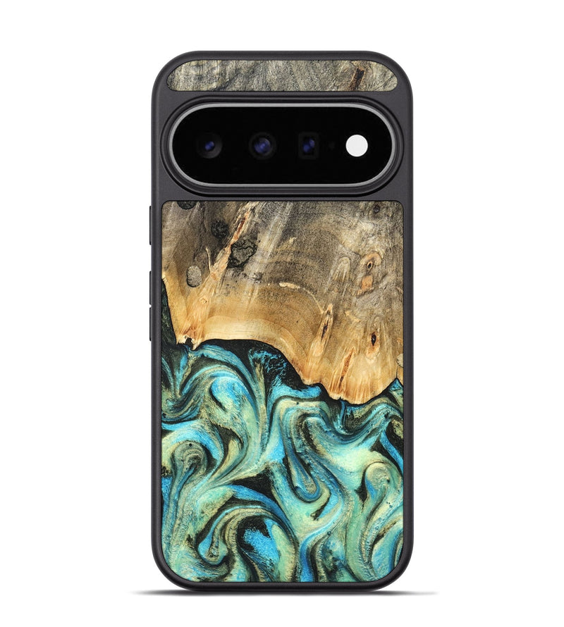 Pixel 11 Pro Wood Phone Case - Zana (Green, 826480)