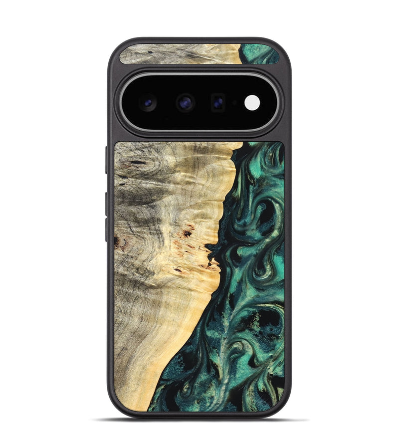Pixel 11 Wood Phone Case - Krystal (Green, 826501)