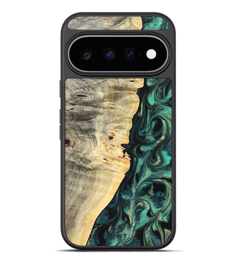 Pixel 11 Pro XL Wood Phone Case - Krystal (Green, 826501)