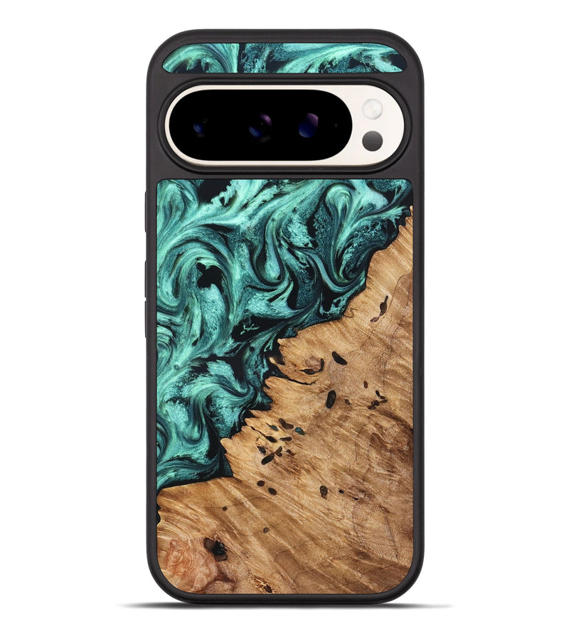 Pixel 10 Pro XL Wood Phone Case - Zayden (Green, 826503)