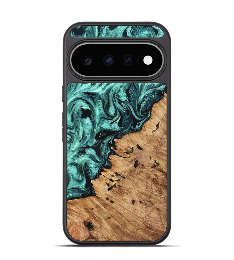 Pixel 11 Wood Phone Case - Zayden (Green, 826503)