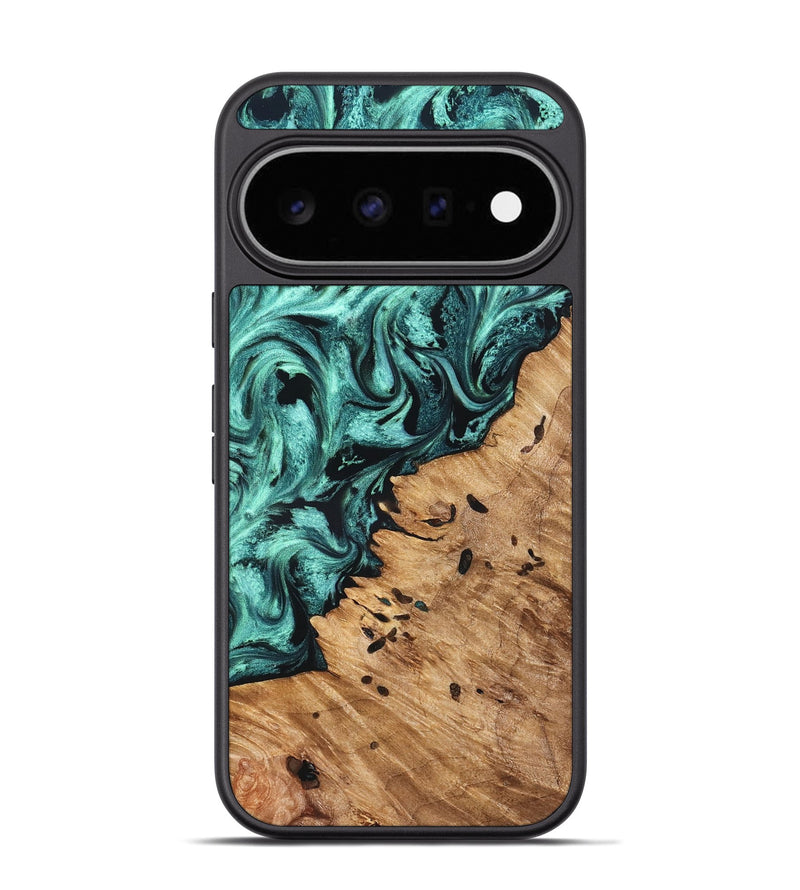 Pixel 11 Pro Wood Phone Case - Zayden (Green, 826503)