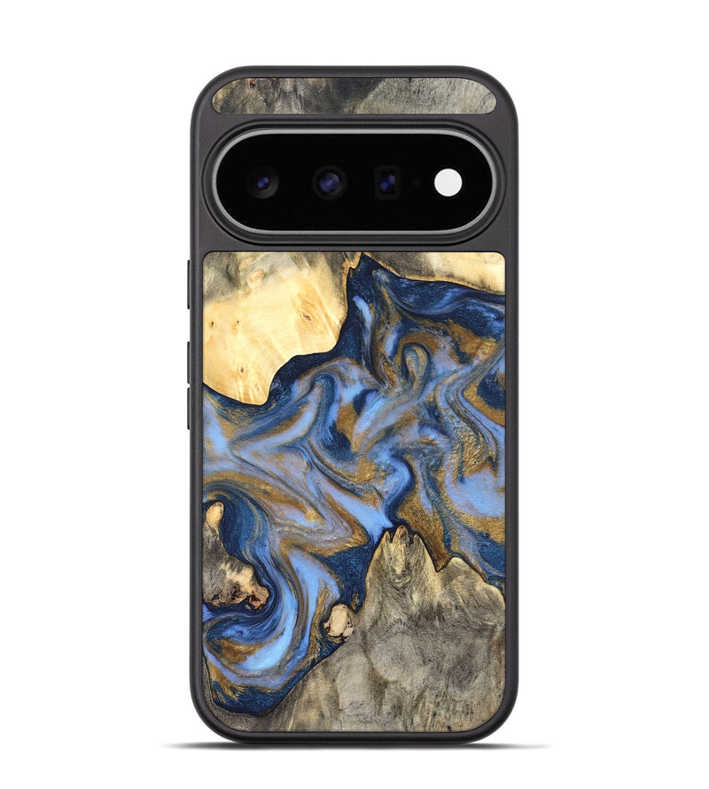 Pixel 11 Wood Phone Case - Jeffrey (Teal & Gold, 826510)