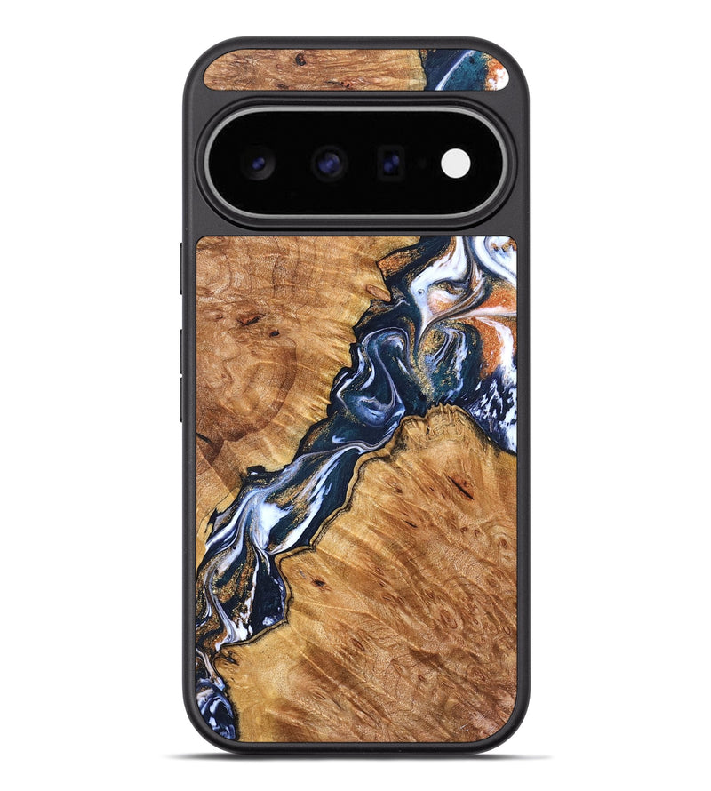 Pixel 11 Pro XL Wood Phone Case - Buffy (Teal & Gold, 826512)