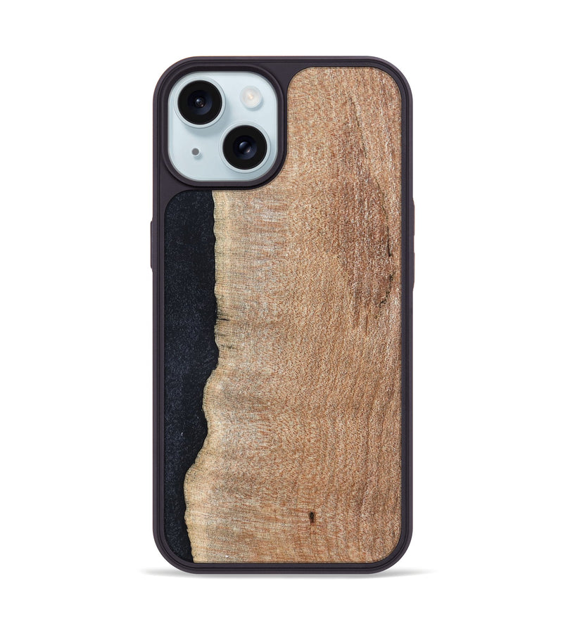 iPhone 15 Wood Phone Case - Boaz (Wood Burl, 826516)