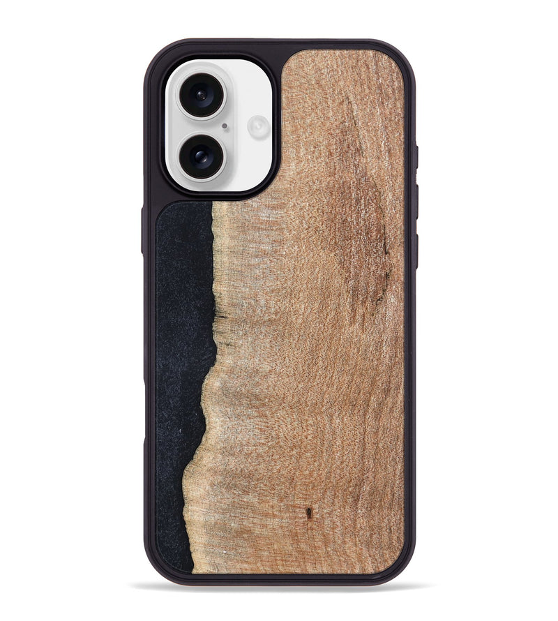iPhone 16 Plus Wood Phone Case - Boaz (Wood Burl, 826516)
